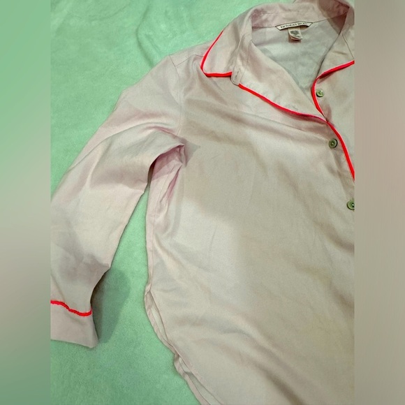 Satin Pink Hearts Victorias Secret Pijama Set - Picture 10 of 13